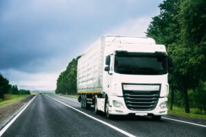 White Prime Inc. truck. What should I do after an accident with a Prime Inc. truck in Toledo?